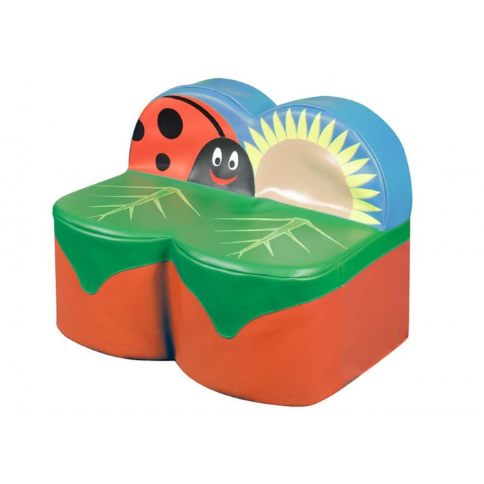 Canapea Sofa Buburza LadyBug SunFlower cu 2 locuri SoftTouch - Inapoi la Naura - Back To Nature 